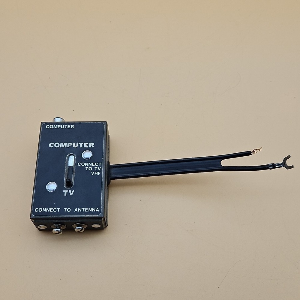 Vintage TV Game Computer Switch Box Adapter RF Antenna Coleco